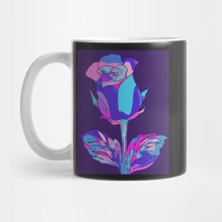 Rose Purple Pop Art Mug